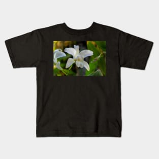 a white orchid Kids T-Shirt